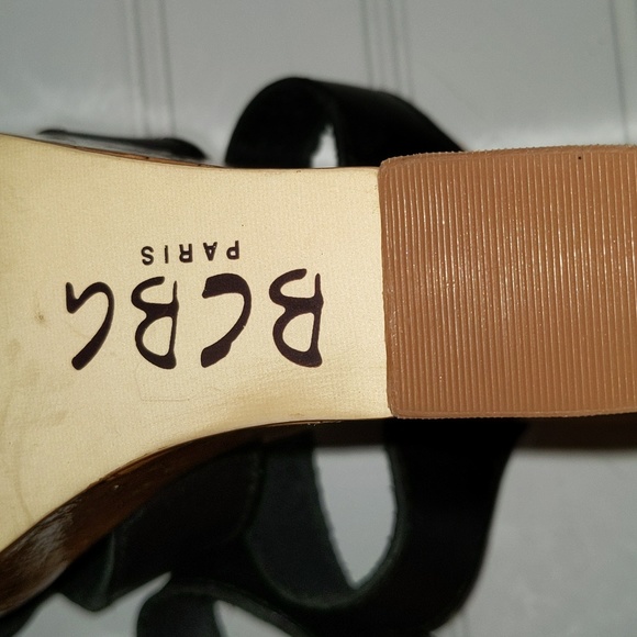BCBG Paris Women's Size 7.5 Cork Wedge Heel Slip On Sandals - Picture 13 of 14